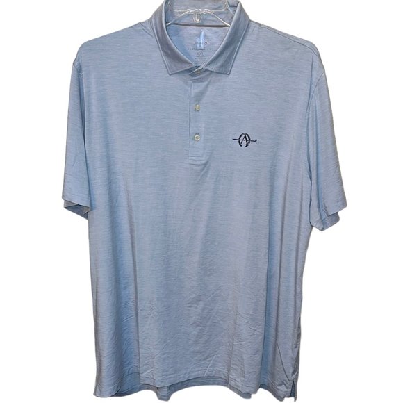 Men's Johnnie-O Featherweight Huron Super‎ Soft Gulf Blue Size XXL - Picture 1 of 8